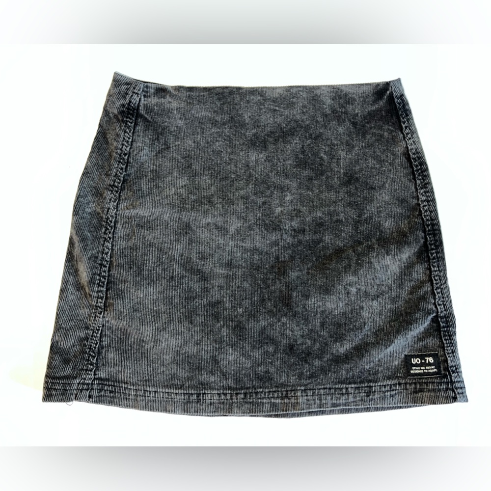 BDG | Urban Outfitters Charcoal Gray Corduroy Mini Skirt Size S